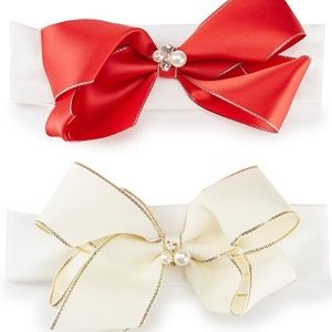 BABY GIRL GROSGRAIN BOW HEADWRAP (NWT)